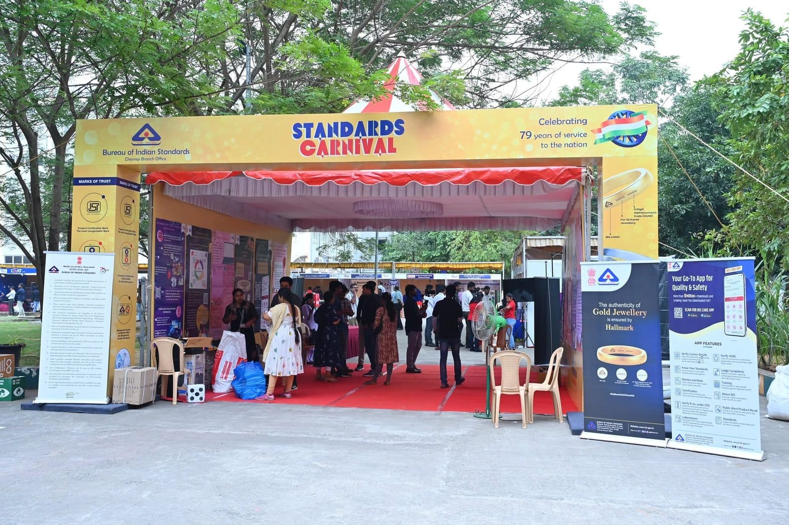 An exhibition stall designed and built by BrandM