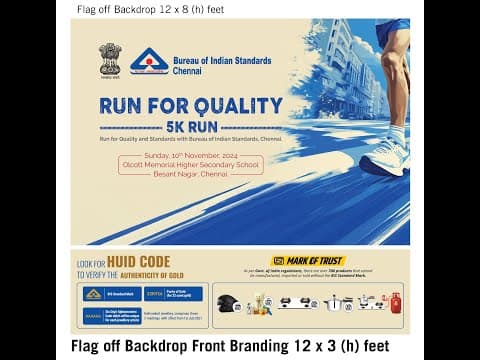 🏃♂️🏃♀️ Run for Quality and Standards! 🏅 by Bureau of Indian Standards - Chennai